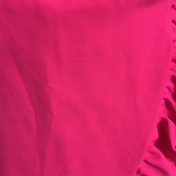 The Impeccable Pig Pink Strapless Ruffle Romper - Picture 2 of 7